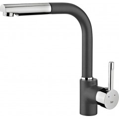 Teka ARK 938 Black Metallic/Χρώμιο Μπαταρία Κουζίνας (B.495.BM)  Teka ARK 938 Black Metallic/Χρώμιο Μπαταρία Κουζίνας (B.495.BM)